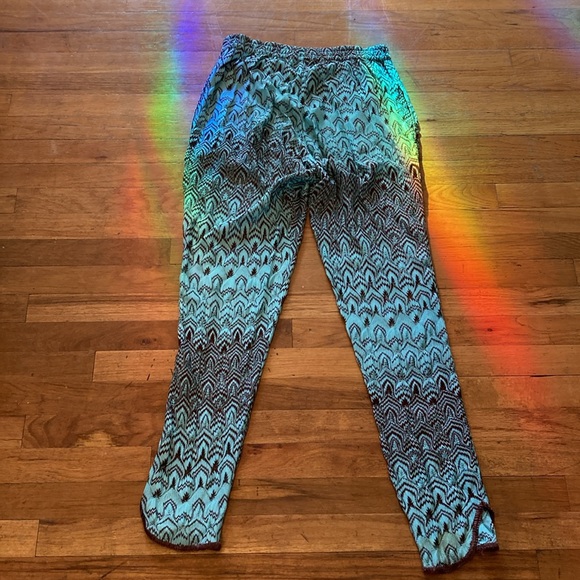 Missoni knitted mesh pant size 42 teal and dark brown - Picture 4 of 4